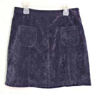 Sugarlips Front Pocket Corduroy Skirt Size XS